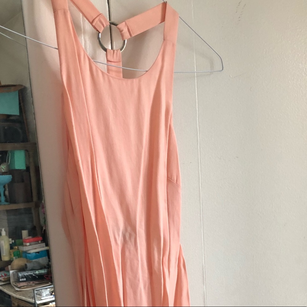 REVOLVE CLOTHING pink halter MAXI DRESS, S, New